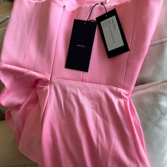 Alex Perry Hudson Strapless Satin-crepe Gown Size small - Picture 13 of 16